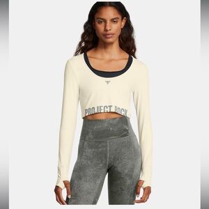 Under Armour limited edition Women's Project Rock Lets Go Workout Long Sleeve